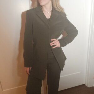KASPER ASL 3 PIECE SILK SUIT, VINTAGE
